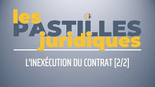 LINEXÉCUTION DUN CONTRAT ET SES CONSÉQUENCES 22  Vidéo Gratuite CCBYNCND [upl. by Sergeant]