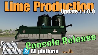 Lime Production  FS22 Mod for all platforms  Console Release [upl. by Giacobo]