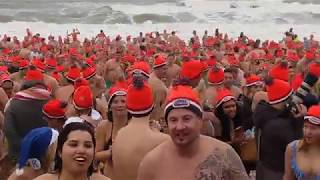 Nieuwjaarsduik 2018 2019 in Scheveningen [upl. by Varipapa]