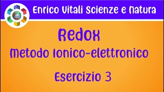 Bilanciamento reazione redox Metodo ionicoelettronico Esempio 3 [upl. by Nemzzaj485]