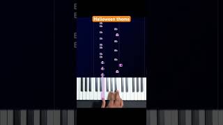 Halloween theme au piano pianosoinapp piano pianotutorial i am afraid of this song [upl. by Earased]