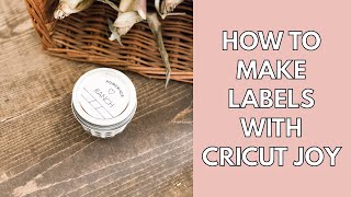 How to Use Smart Vinyl  Cricut Joy Smart Label Vinyl for Beginners [upl. by Cristie]