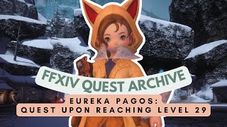 Eureka Pagos Level 29 Quest  No Commentary  FFXIV Quest Archive [upl. by Boehike]