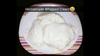 Homemade whipped Cream For your yummy cake with Nestle Cream pack [upl. by Giffy]