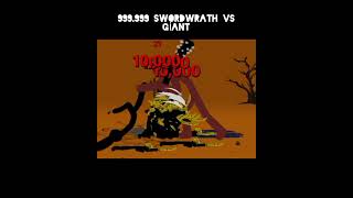 999999 swordwrath vs giant ironi  stick war legacy shorts [upl. by Llertnor351]