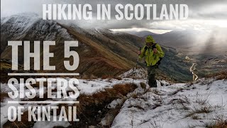 Hiking in Scotland  The 5 Sisters of Kintail  Munro Bagging [upl. by Neroc]