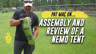 Assembly and Review of a Nemo Tent [upl. by Yrkcaz514]