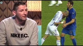 MATERAZZI PARLA DELLA TESTATA DI ZIDANE Ecco la rivelazione [upl. by Nyrhtakyram]