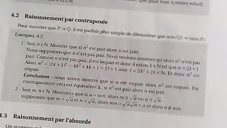 Algèbre 1 s1 MIP Raisonnement par contraposée [upl. by Yde526]