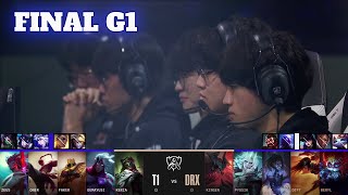 T1 vs DRX  Game 1  Grand Finals LoL Worlds 2022  DRX vs T1  G1 full game [upl. by Jemina796]