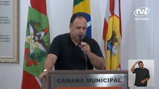 Pronunciamento Adriano Pereira  14112024 [upl. by Adnilrem]