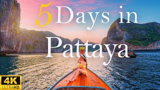 How to Spend 5 Days in PATTAYA Thailand [upl. by Akehsal]