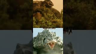 Gamera vs kamoebas edit shortvideo youtubeshorts [upl. by Annawot]