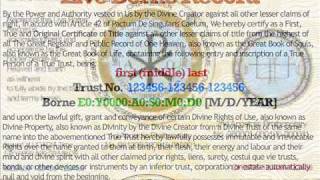 UCADIA Ecclesiastical Deed Poll Update part2 1092011wmv [upl. by Atnamas]