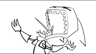 Meat Grinder  Invader Zim Animation [upl. by Rekoob]