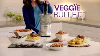 Veggie Bullet Electric Spiralizer amp Food Processor Silver [upl. by Enatan176]