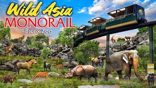 Zoo Tours Wild Asia Monorail  Bronx Zoo POV [upl. by Imef118]