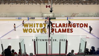 20240928 U15B Whitby Wolves at Clarington Flames [upl. by Archle321]