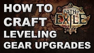 Path of Exile How to Craft Your Own Progression Gear  quotCant Find Upgradesquot Edition [upl. by Ciprian]