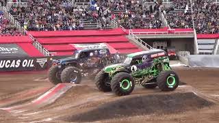 Monster Jam  Salt Lake City UT  5424  RACING [upl. by Lauretta]