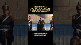 Abuchean a Pullaro en Rosario por criticar las políticas de Javier Milei argentina milei [upl. by Esimaj617]