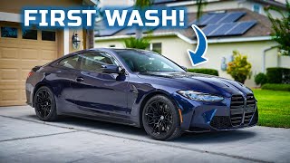 BMW G82 M4 First Wash with GYEON Detailing Products  Car Care 101 [upl. by William]