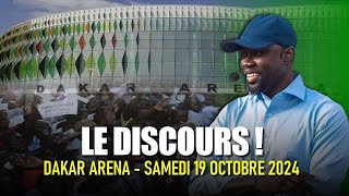 Revivez en Intégralité le Discours de Ousmane SONKO au Meeting historique de Dakar Aréna [upl. by Anileba]