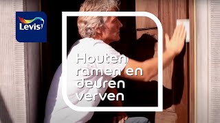 Hoe houten ramen deuren buiten schilderen [upl. by Acisey965]