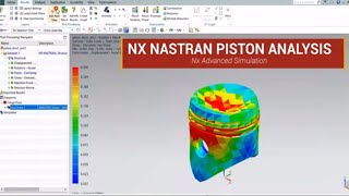 NX Nastran Piston Analysis and Report  Advanced Simulation [upl. by Conal]