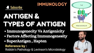 Antigen  Types of Antigen  immunogenicity  Antigenicity  SuperAntigen  Hapten [upl. by Helman]