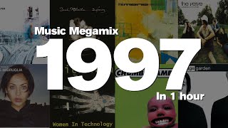 1997 in 1 Hour  Top hits including Radiohead The Verve Natalie Imbruglia Daft Punk and more [upl. by Shanks]