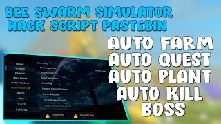 Bee Swarm Simulator  Script BEST  Auto Farm  Auto Quest  Farm Boss  Still Working  Pastebin [upl. by Argela]