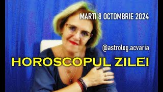 EA SI EL IN SEDINTA 💑 MARTI 8 OCTOMBRIE 2024 ☀♎ HOROSCOPUL ZILEI cu astrolog ACVARIA [upl. by Yecal]