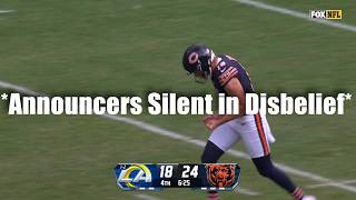 The Bears Punter Just Broke the Announcers [upl. by Burnsed]