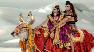 जय भोले  शिव गौरी की कैलाश में नन्दी यात्रा  BR Chopra Superhit Hindi TV Serial [upl. by Mirak]