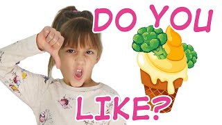 Do You Like Broccoli Ice Cream Cucu Banan Song for kids [upl. by Erdreid]