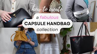 Best value for money  How to create a GREAT capsule Handbag collection [upl. by Dnarud]