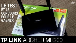 Routeur Wifi 4G TPLINK MR200  CONCOURS [upl. by Mariette]