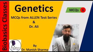 Genetics MCQ from Allen test series and Dr Ali Book NEET [upl. by Garvey822]