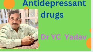 Lecture on antidepressants drugs [upl. by Ensoll207]