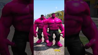 Hulk And Robot Hulk Fight Against 2 Pink Hulk 😱 shorts [upl. by Aneelak]