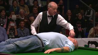 Steve Davis trickshot show 2017 10 23 Budapest Afternoon session [upl. by Dnomal162]