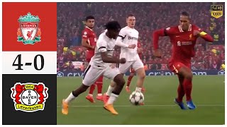 Liverpool vs Bayer Leverkusen 40 Goals amp Highlights  Diaz Hattrick [upl. by Schurman976]