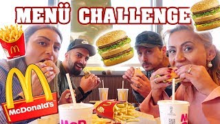 McDONALDS live Menü Challenge  das GROßE WETTESSEN  Family Fun [upl. by Orly107]