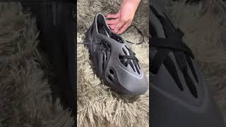 Yeezy Foam Ruuner Laces Tutorial ❗️ CRAZY [upl. by Einnad]