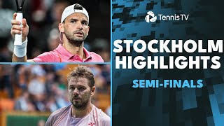 Wawrinka Takes On Paul Dimitrov Battles Griekspoor  Stockholm 2024 SemiFinals Highlights [upl. by Adnima]