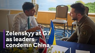 Zelenskyy’s surprise G7 visit as world leaders call out China [upl. by Micki]