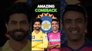 Ravichandran Ashwin amp Ravindra Jadeja Amazing Comeback Cricket Grow Hindi shorts [upl. by Irb]