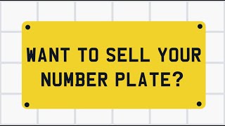 Sell A Number Plate  Free Number Plate Valuation [upl. by Yaresed]