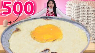 صنعت أكبر بيضة مقلية في العالم … 🍳 [upl. by Nivak]